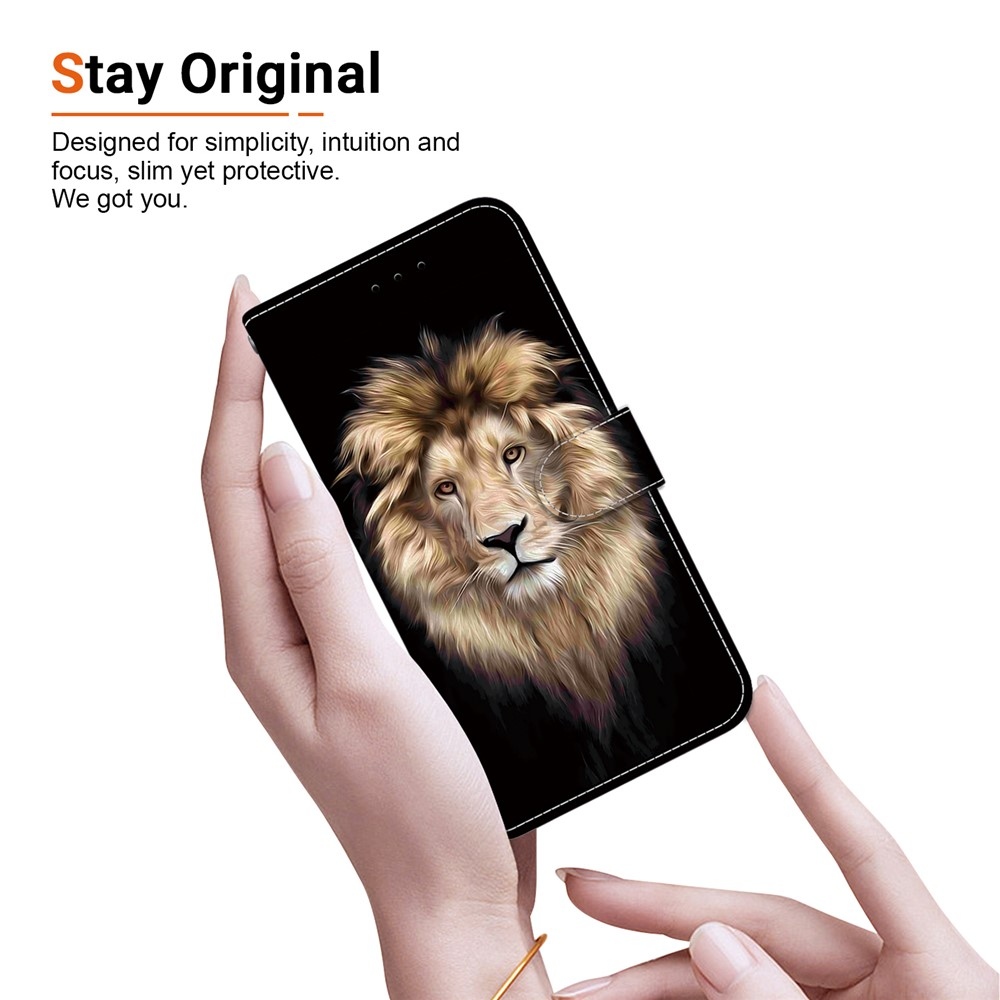 Versatile knížkové pouzdro na Realme 16 Pro+ 5G - lev 