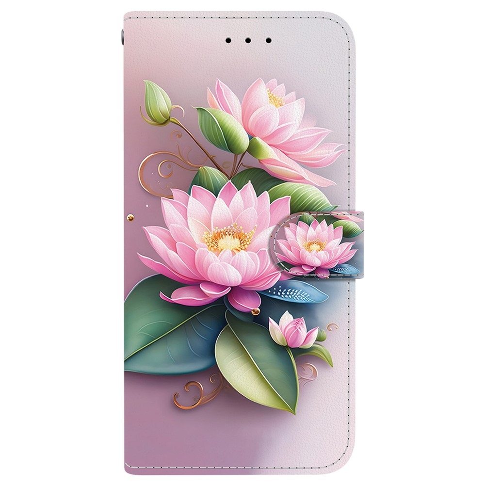 Versatile knížkové pouzdro na Realme 16 Pro+ 5G - lotusový květ