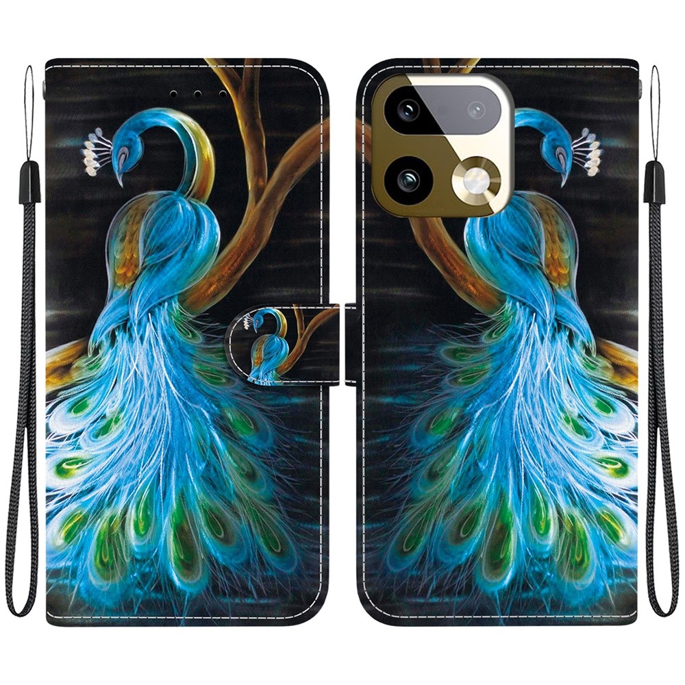 Versatile knížkové pouzdro na Realme 16 Pro+ 5G - páv