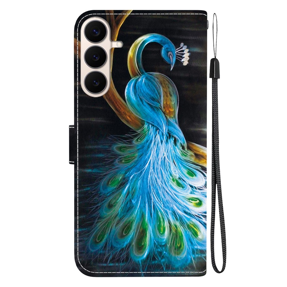 Versatile knížkové pouzdro na Samsung Galaxy S26 FE - páv
