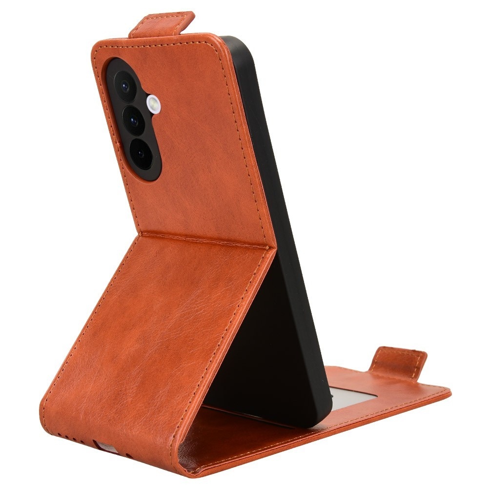 Vert flipové pouzdro na Samsung Galaxy A27 - oranžové