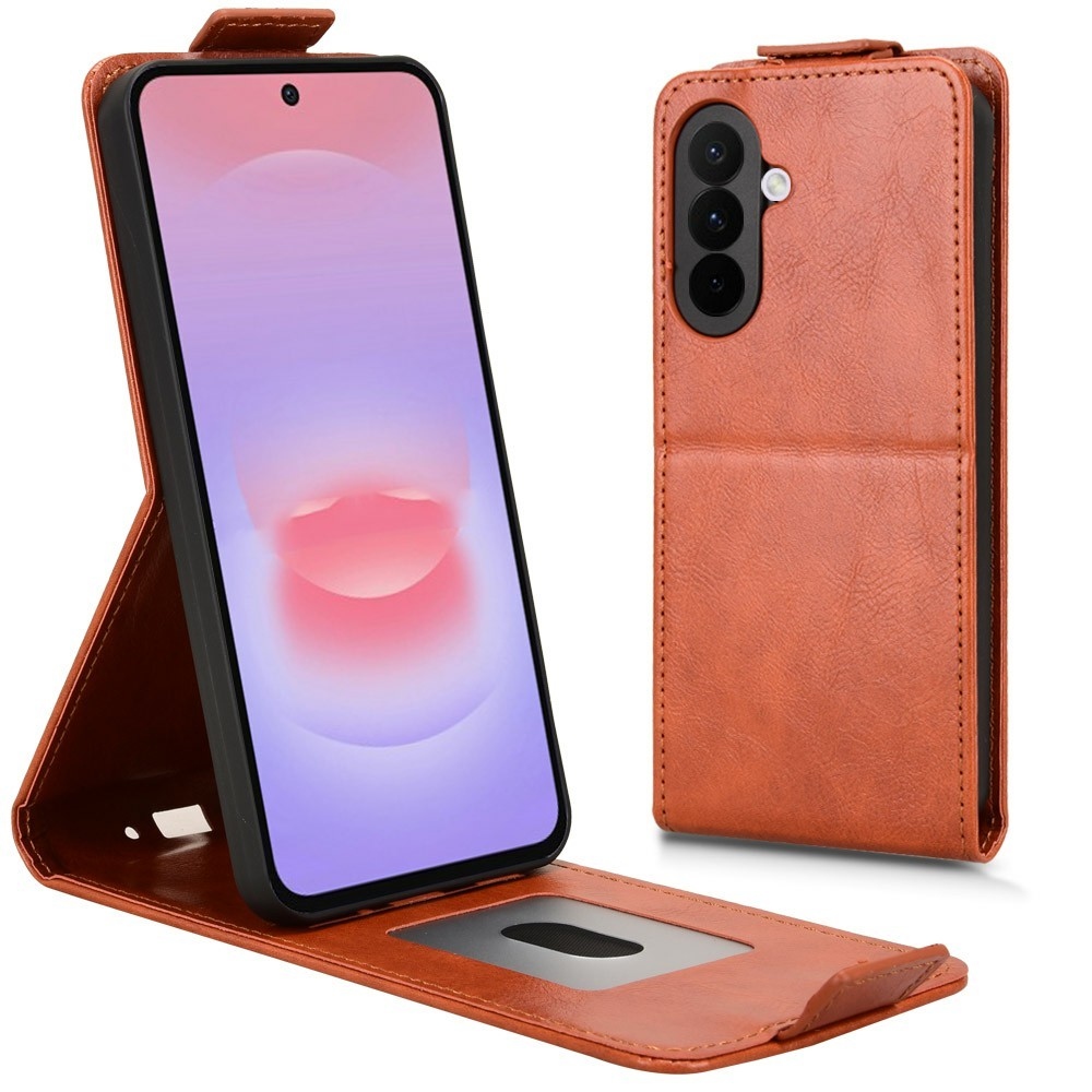 Vert flipové pouzdro na Samsung Galaxy A27 - oranžové