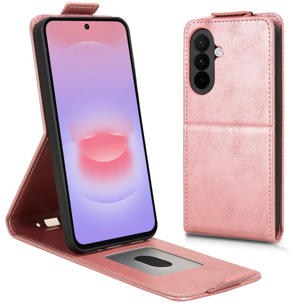 Vert flipové pouzdro na Samsung Galaxy A27 - růžovozlaté