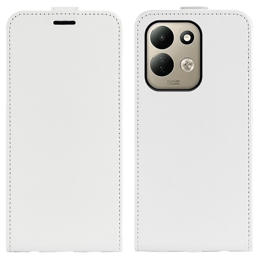 Vertical knížkové pouzdro na Xiaomi Redmi 17 4G/5G - bílé