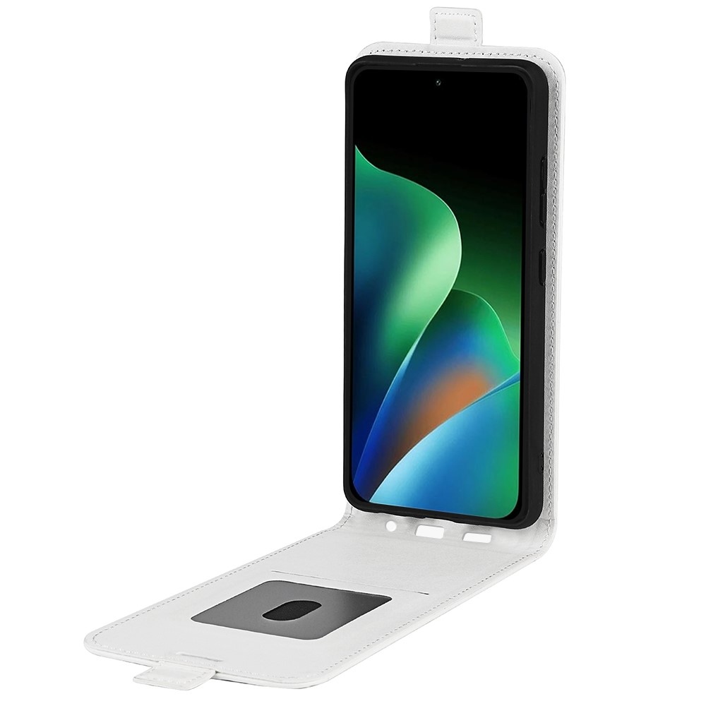 Vertical knížkové pouzdro na Xiaomi Redmi 17 4G/5G - bílé