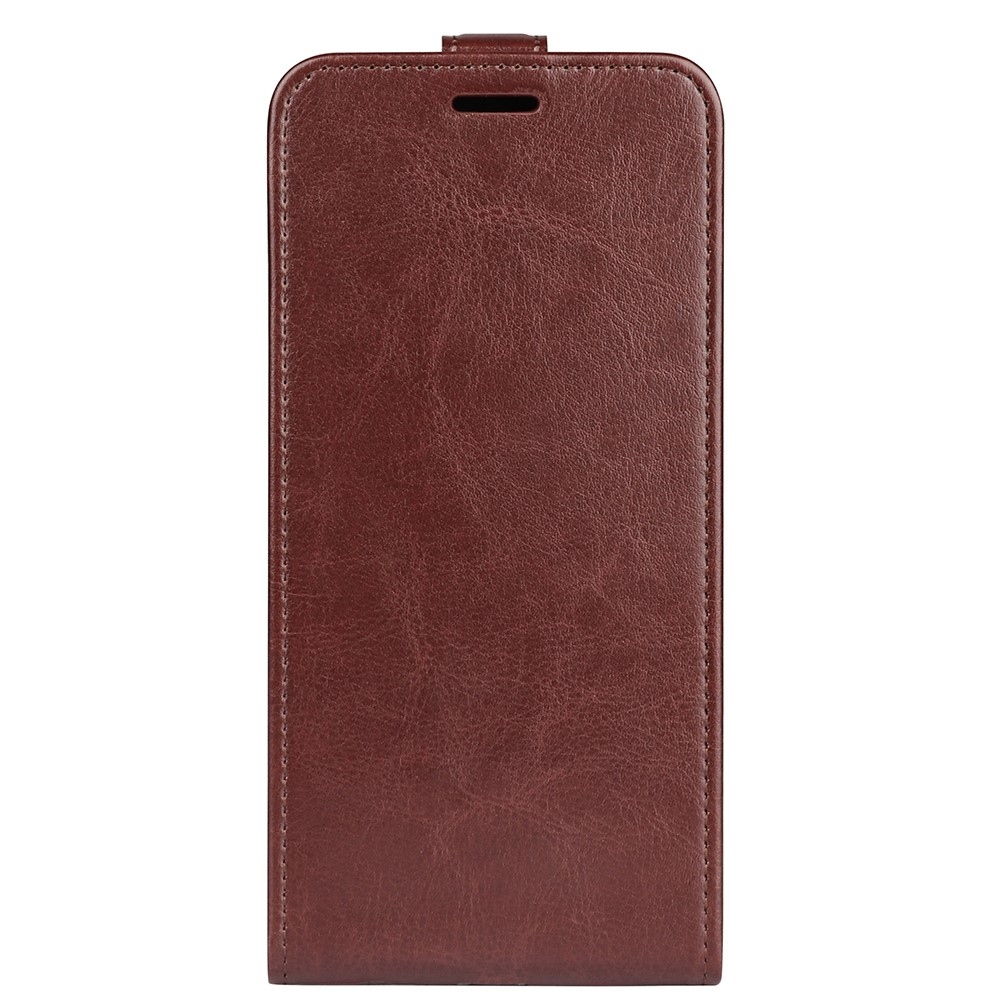Vertical knížkové pouzdro na Xiaomi Redmi 17 4G/5G - hnědé