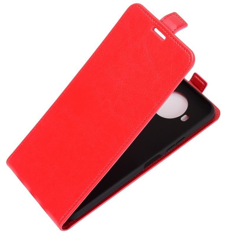 Vertical PU kožené flipové pouzdro na mobil Nokia 8.3 5G - červené
