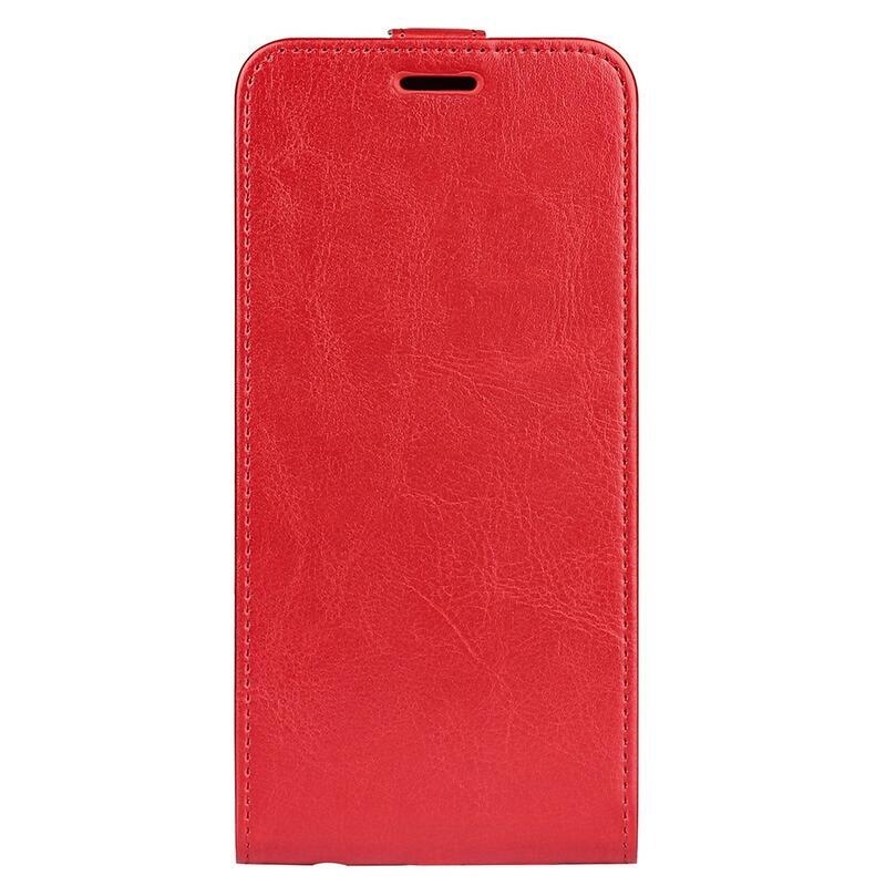 Vertical PU kožené peněženkové pouzdro na mobil Nokia G50 - červené