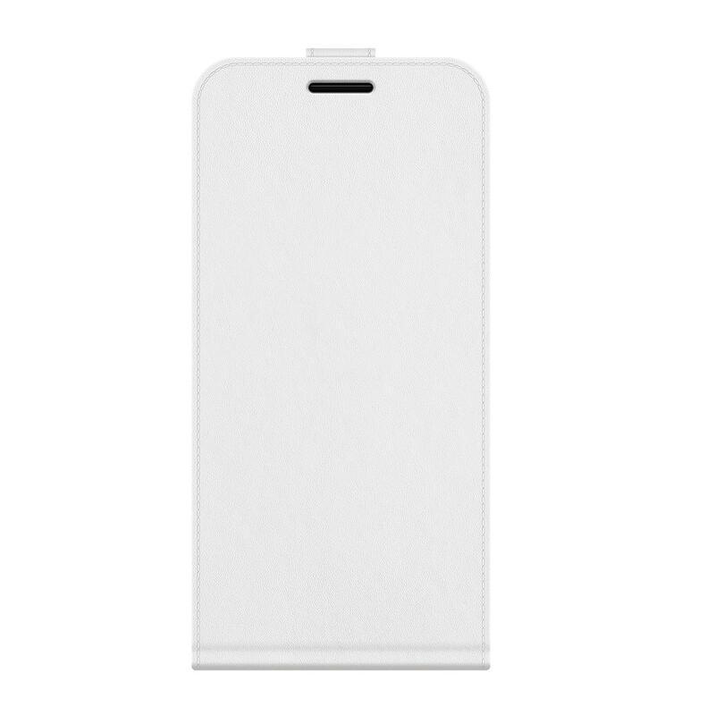 Vertical PU kožené peněženkové pouzdro na mobil Samsung Galaxy A03s (166.6 x 75.9 x 9.1mm) - bílé