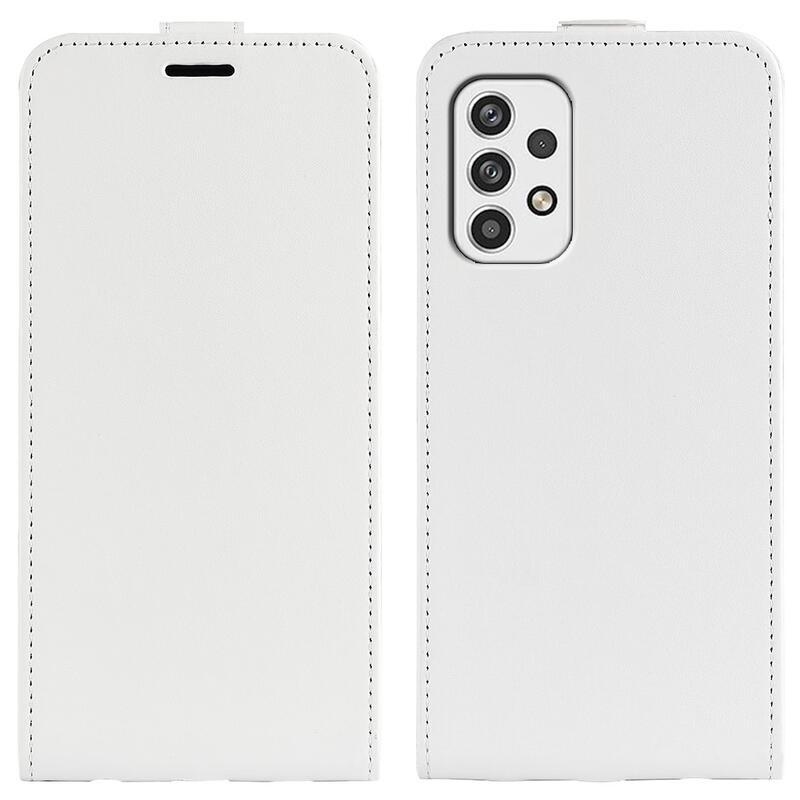 Vertical PU kožené peněženkové pouzdro na mobil Samsung Galaxy A23 4G/5G - bílé