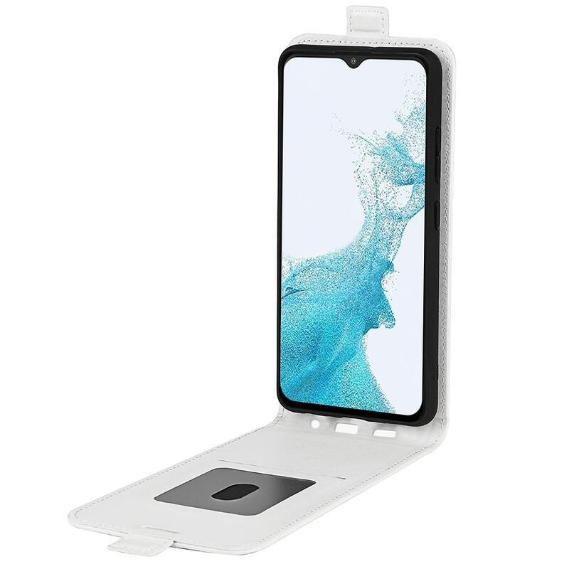 Vertical PU kožené peněženkové pouzdro na mobil Samsung Galaxy A23 4G/5G - bílé
