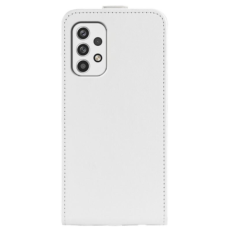 Vertical PU kožené peněženkové pouzdro na mobil Samsung Galaxy A23 4G/5G - bílé