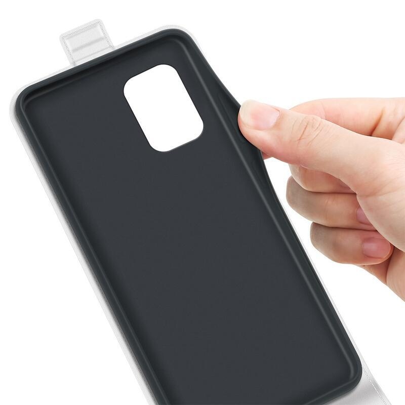 Vertical PU kožené peněženkové pouzdro na mobil Samsung Galaxy A23 4G/5G - bílé