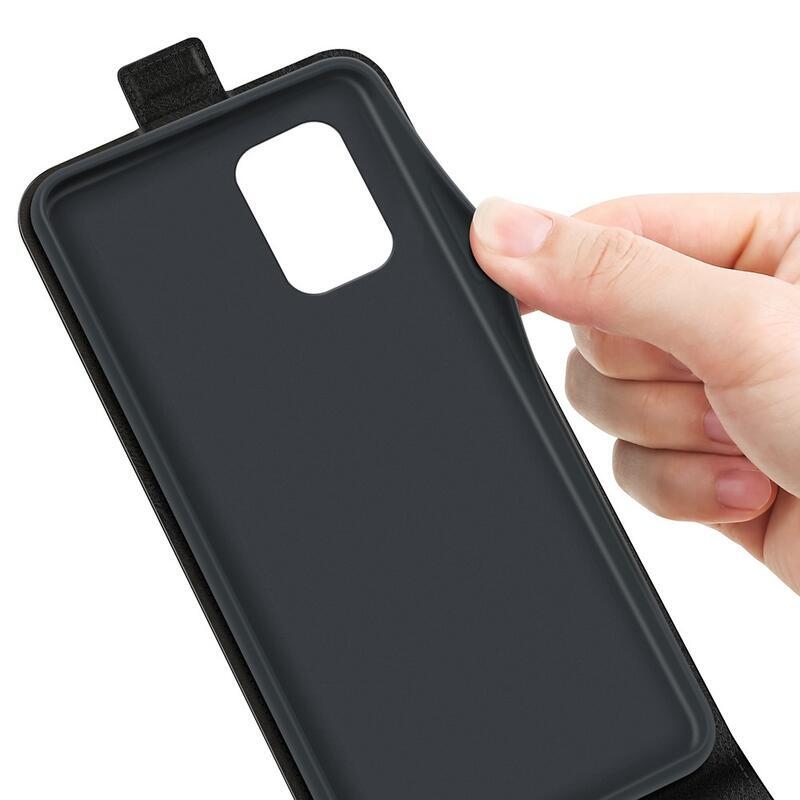 Vertical PU kožené peněženkové pouzdro na mobil Samsung Galaxy A23 4G/5G - černé