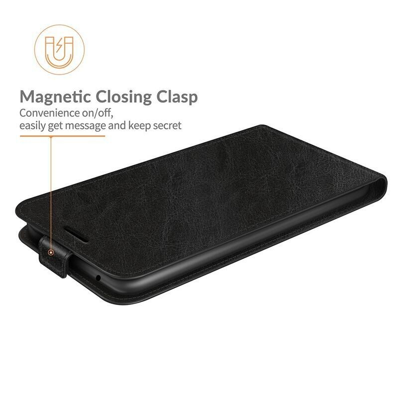 Vertical PU kožené peněženkové pouzdro na mobil Xiaomi 11T/11T Pro - černé