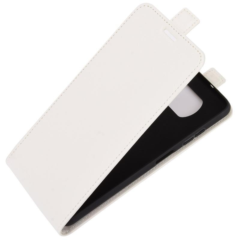 Vertical PU kožené peněženkové pouzdro na mobil Xiaomi Poco X3/X3 Pro - bílé