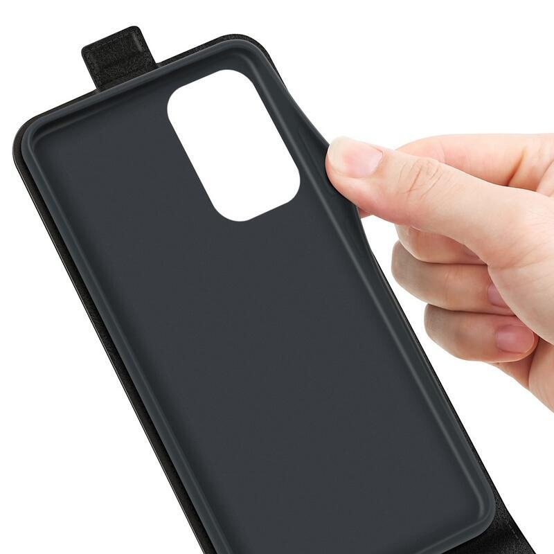 Vertical PU kožené peněženkové pouzdro na mobil Xiaomi Redmi Note 11 Pro+ 5G - černé