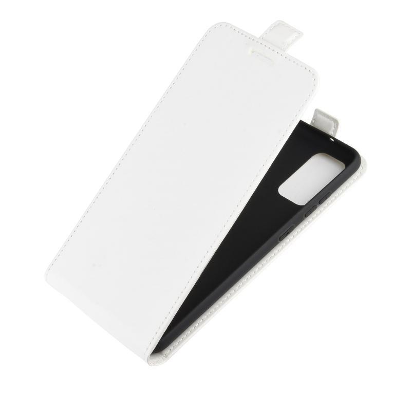 Vertical PU kožené peněženkové pouzdro pro mobil Samsung Galaxy S20 FE/S20 FE 5G - bílé