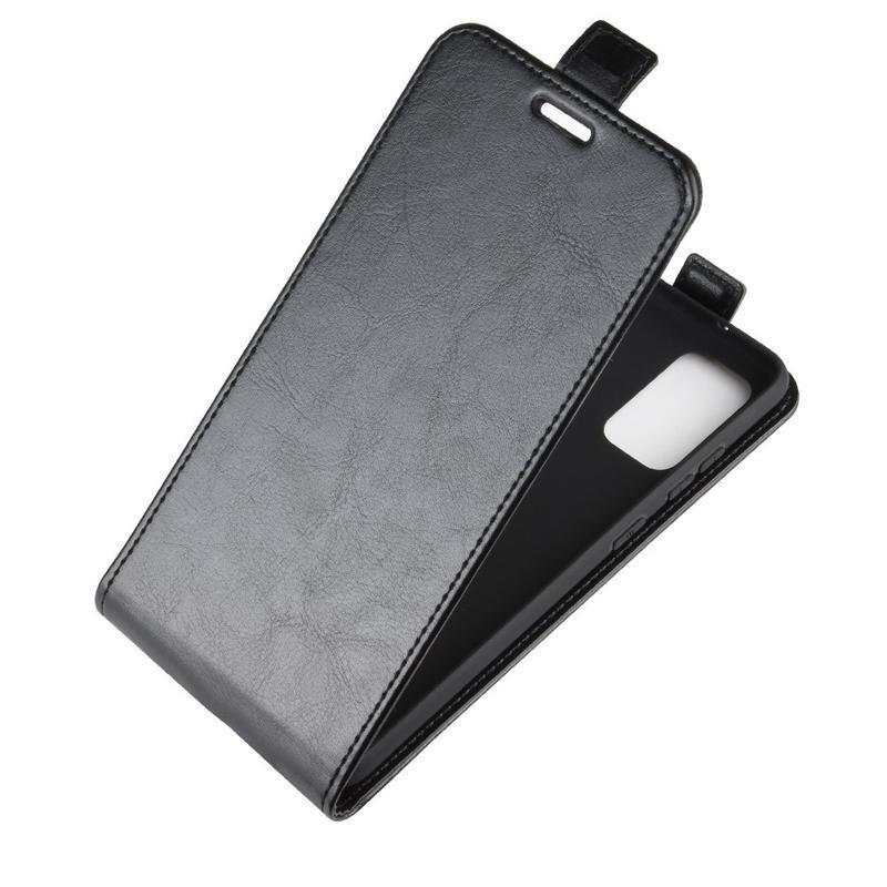 Vertical PU kožené peněženkové pouzdro pro mobil Samsung Galaxy S20 FE/S20 FE 5G - černé