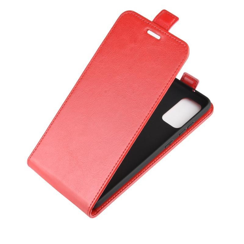 Vertical PU kožené peněženkové pouzdro pro mobil Samsung Galaxy S20 FE/S20 FE 5G - červené