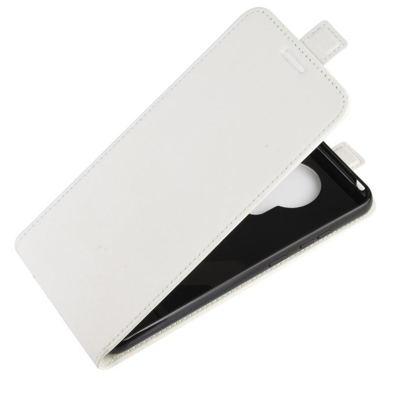 Vertical PU kožené pouzdro na mobil Nokia 5.3 - bílé