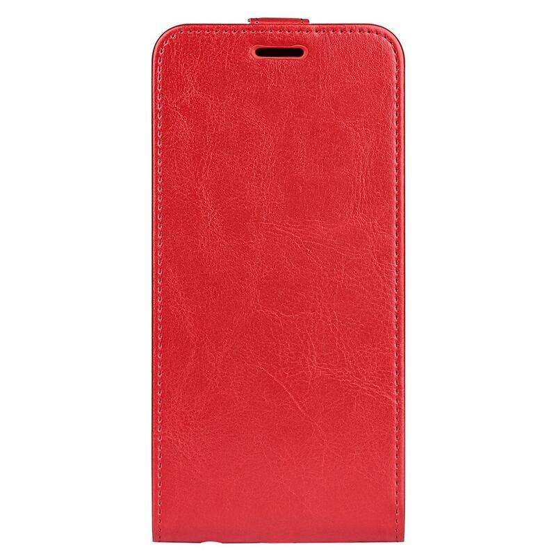 Vertical PU kožené pouzdro na mobil Samsung Galaxy M13 4G - červené
