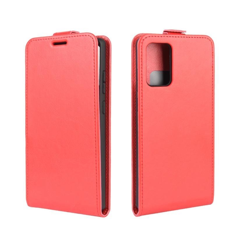 Vertical PU kožené pouzdro na mobil Samsung Galaxy Note 20/Note 20 5G - červené