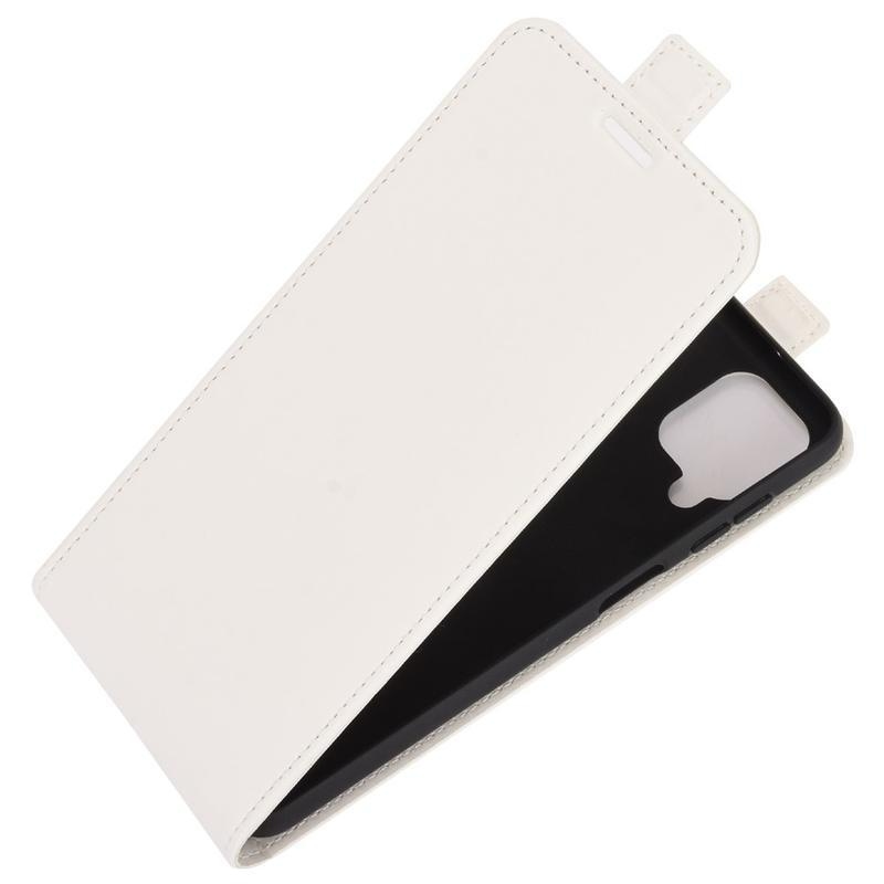 Vertical PU kožené pouzdro pro mobil Samsung Galaxy A12/M12 - bílé