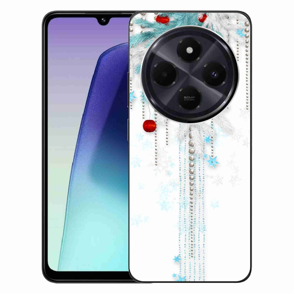 Gelový kryt mmCase na Xiaomi Redmi 14C/Poco C75 - vánoční ozdoby