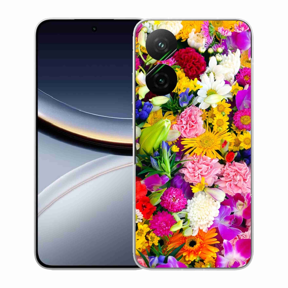 Gelový kryt mmCase na Xiaomi Poco F7 5G - květiny 12