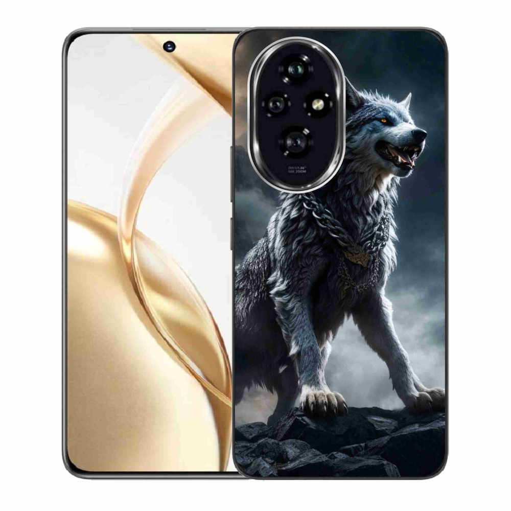 Gelový kryt mmCase na Honor 200 5G - vlk 1