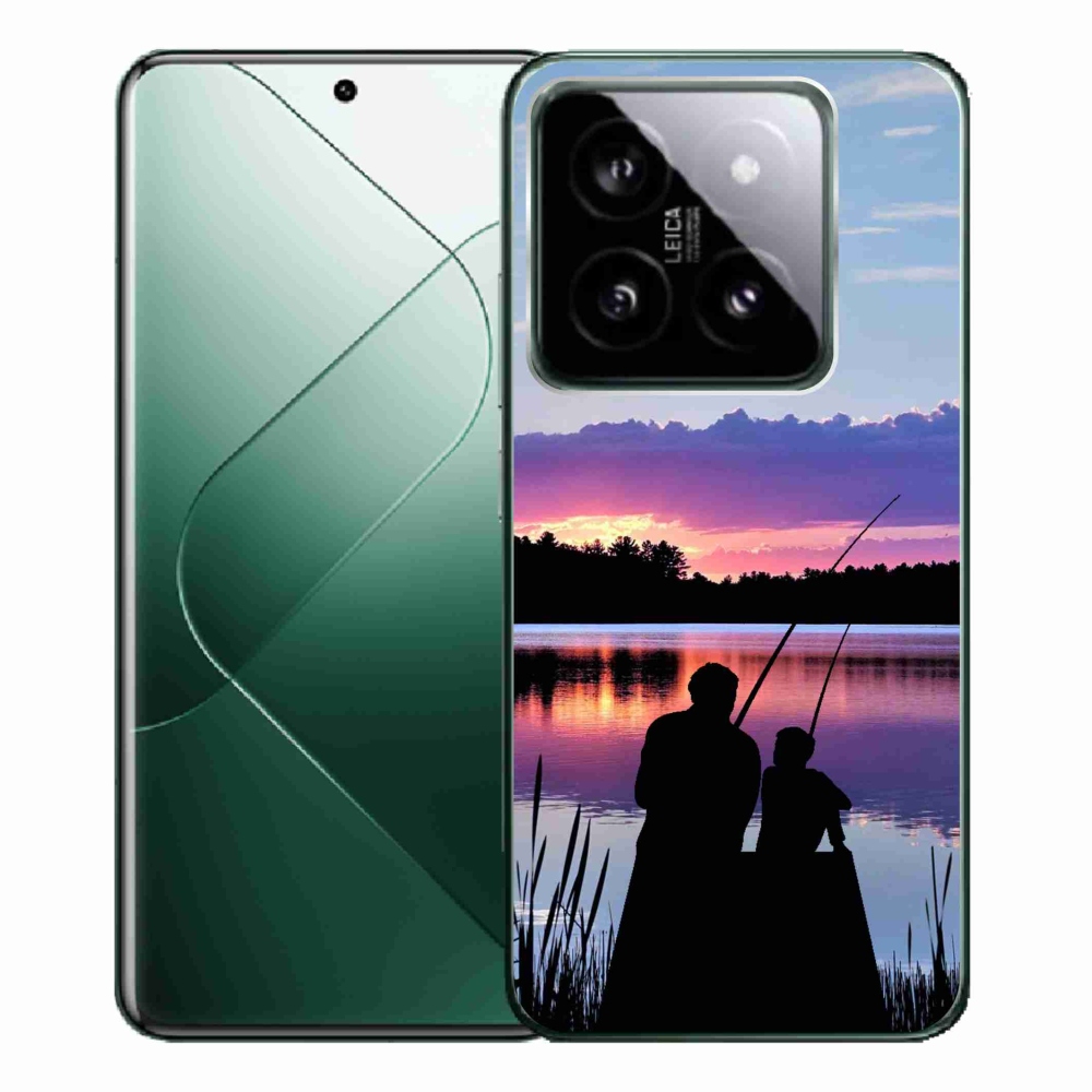 Gelový kryt mmCase na Xiaomi 14 Pro - rybaření 2
