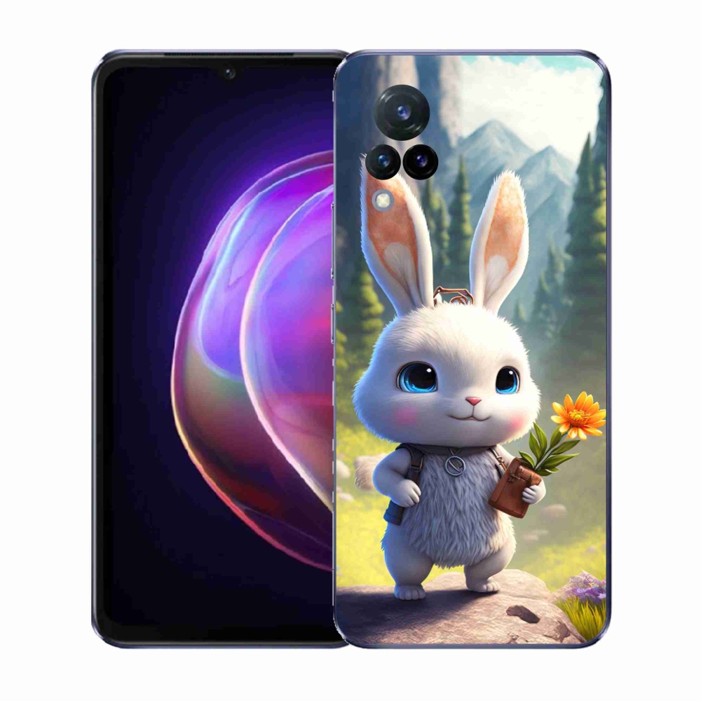 Gelový kryt mmCase na Vivo V21 4G/5G - roztomilý králíček