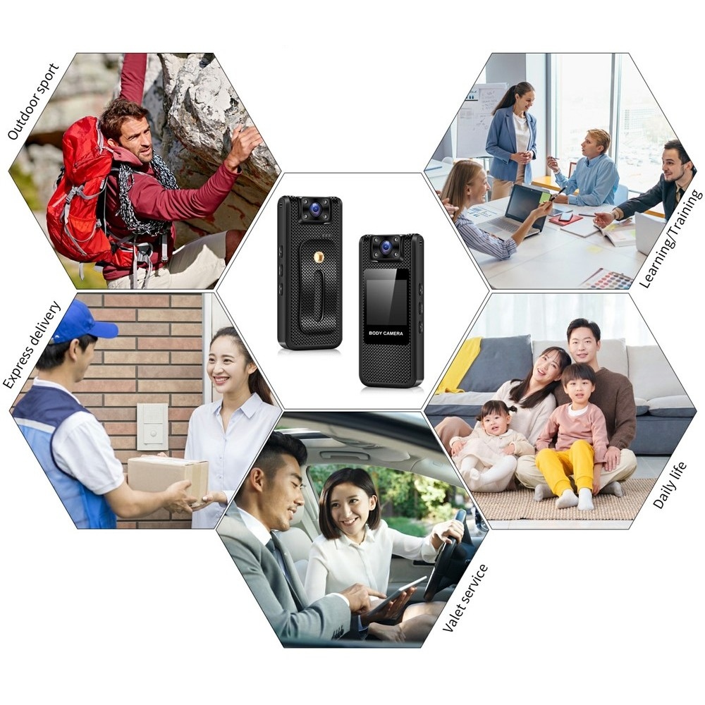 M11-A 4K akční kamera s otočným objektivem a nočním viděním