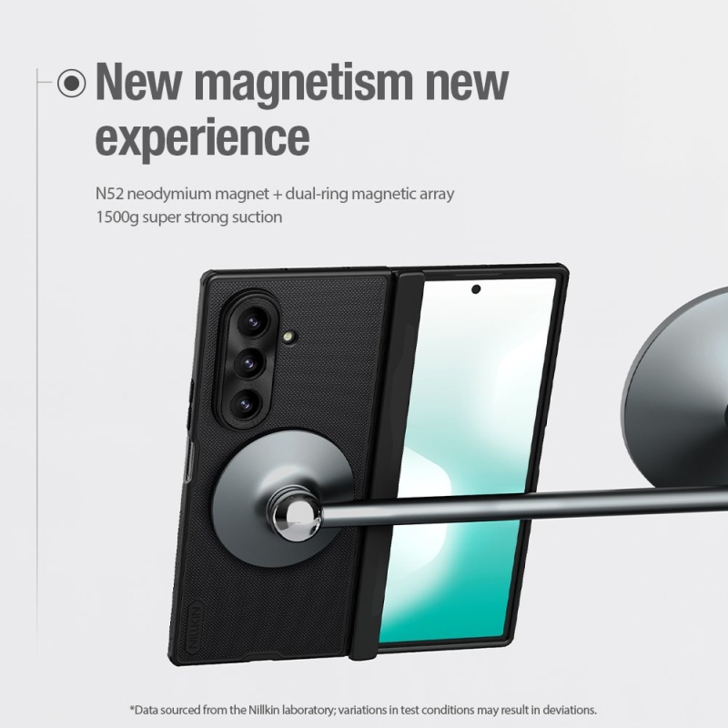 Nillkin Super Frosted FOLD Magnetic Zadní Kryt pro Samsung Galaxy Z Fold 7 Black