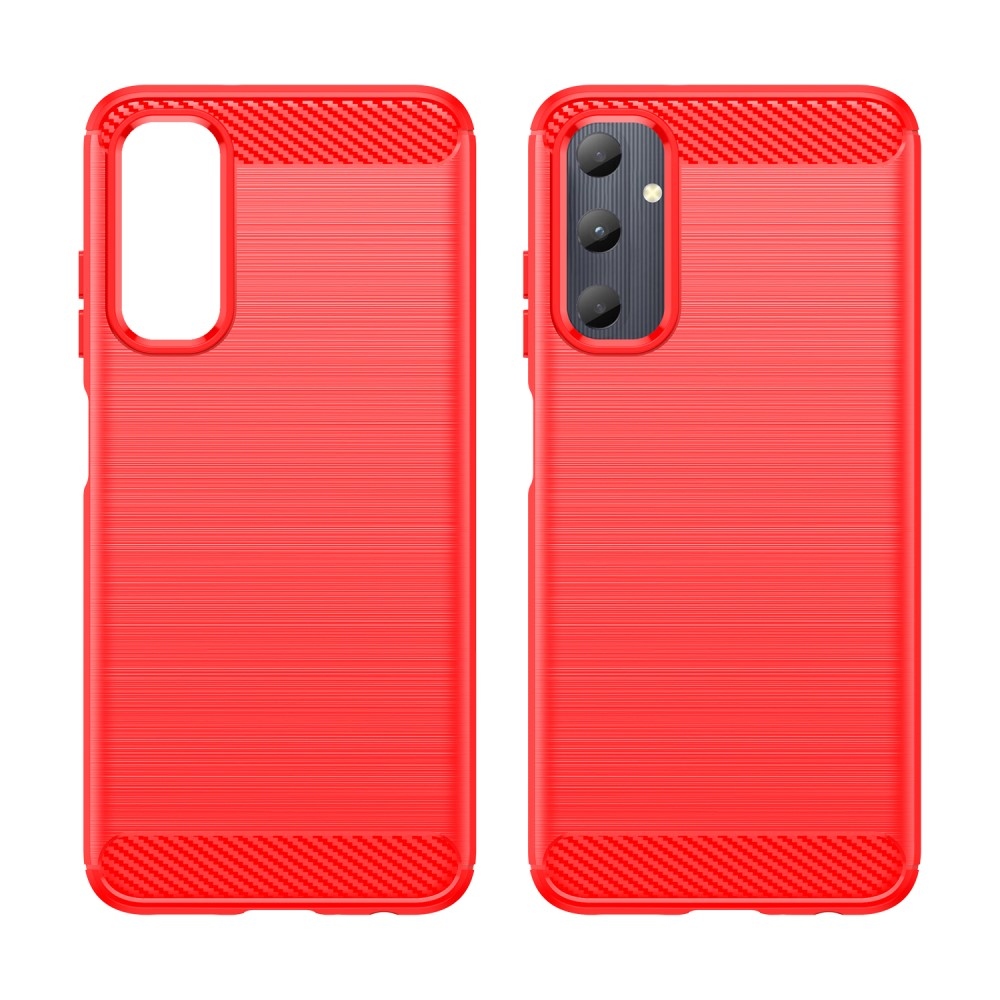 Carbon odolný gelový obal na Samsung Galaxy A05s - červený