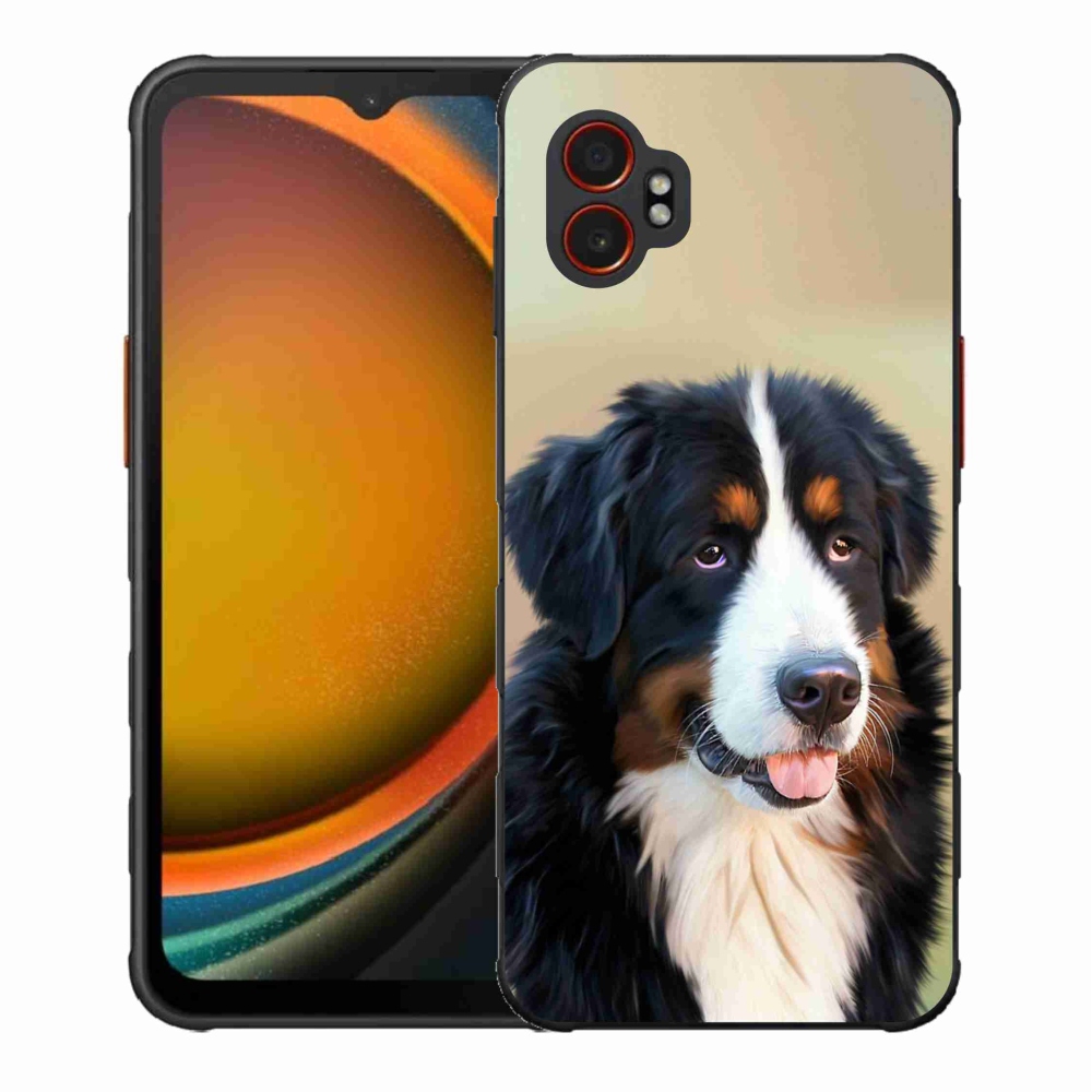 Gelový kryt mmCase na Samsung Galaxy Xcover 7 Pro - bernský salašnický pes
