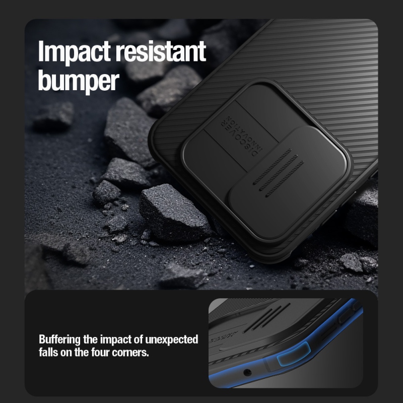 Nillkin CamShield PRO Magnetic Zadní Kryt pro Samsung Galaxy A35 5G Black