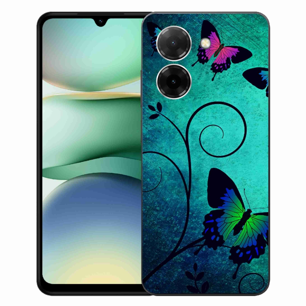 Gelový kryt mmCase na Xiaomi Redmi A5 (171.7x77.8x8.3mm) - barevní motýli