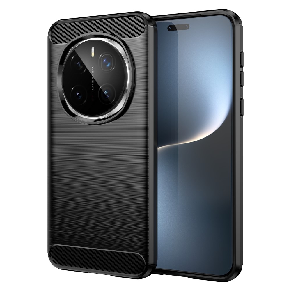Carbon odolný gelový obal na Honor Magic 7 Pro 5G - černý
