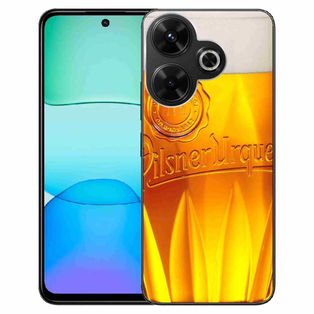 Gelový kryt mmCase na Xiaomi Redmi 13 4G/Poco M6 4G - pivo