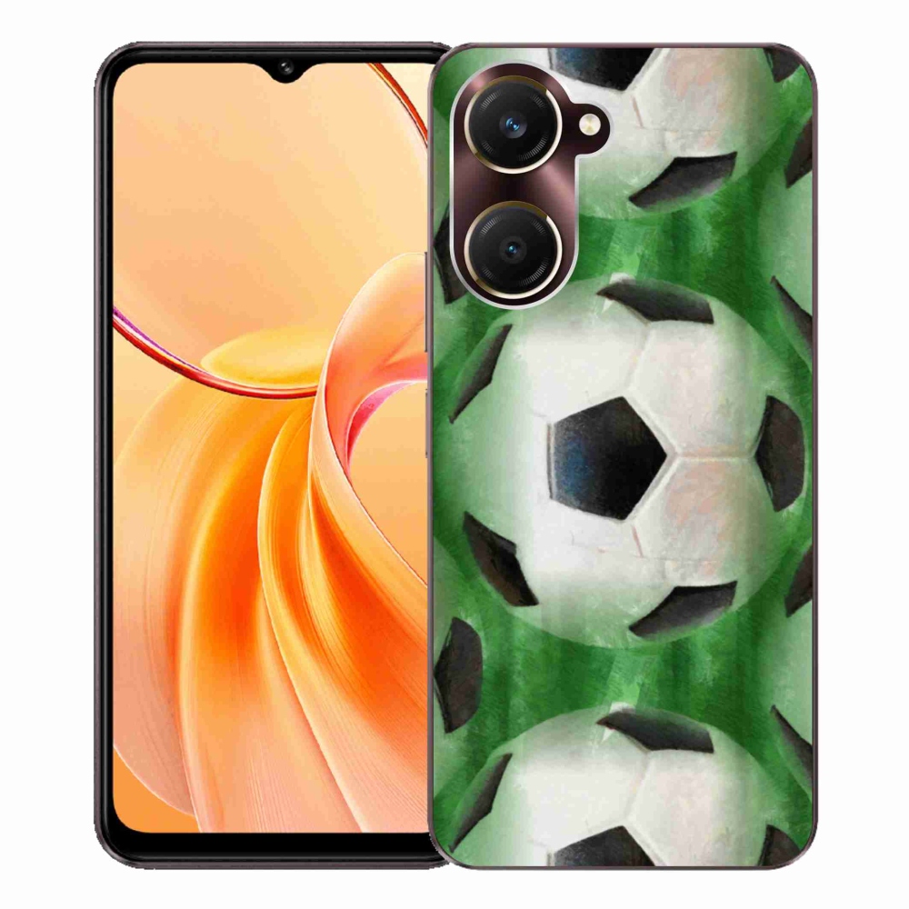 Gelový kryt mmCase na Vivo Y28s 5G - fotbalový míč