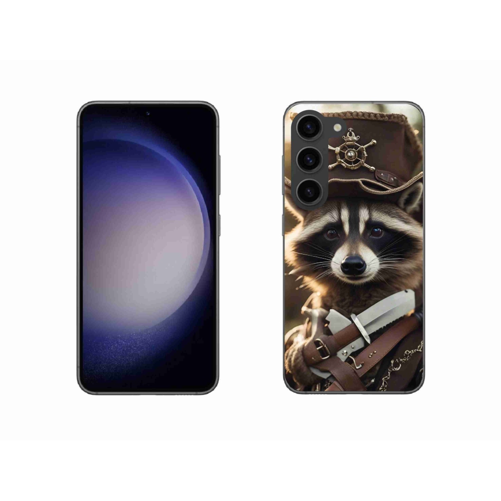 Gelový kryt mmCase na Samsung Galaxy S23 5G - mýval v uniformě
