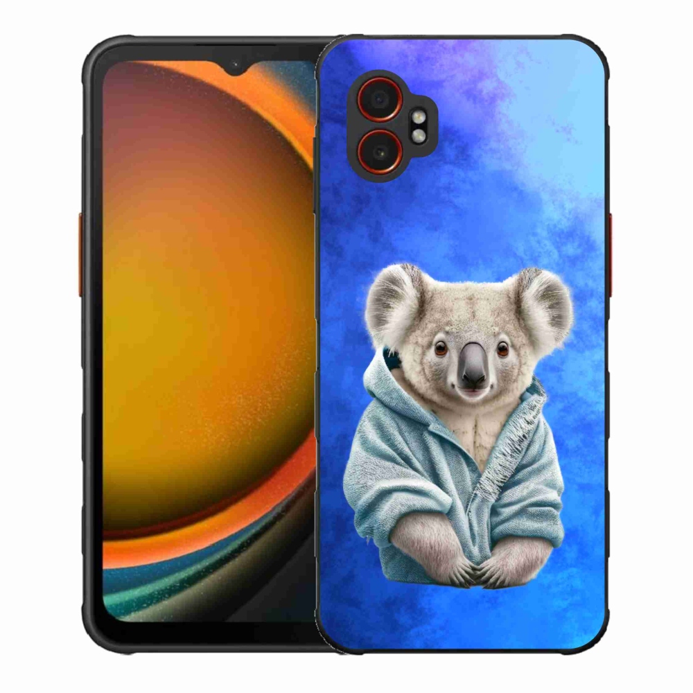 Gelový kryt mmCase na Samsung Galaxy Xcover 7 Pro - koala ve svetru