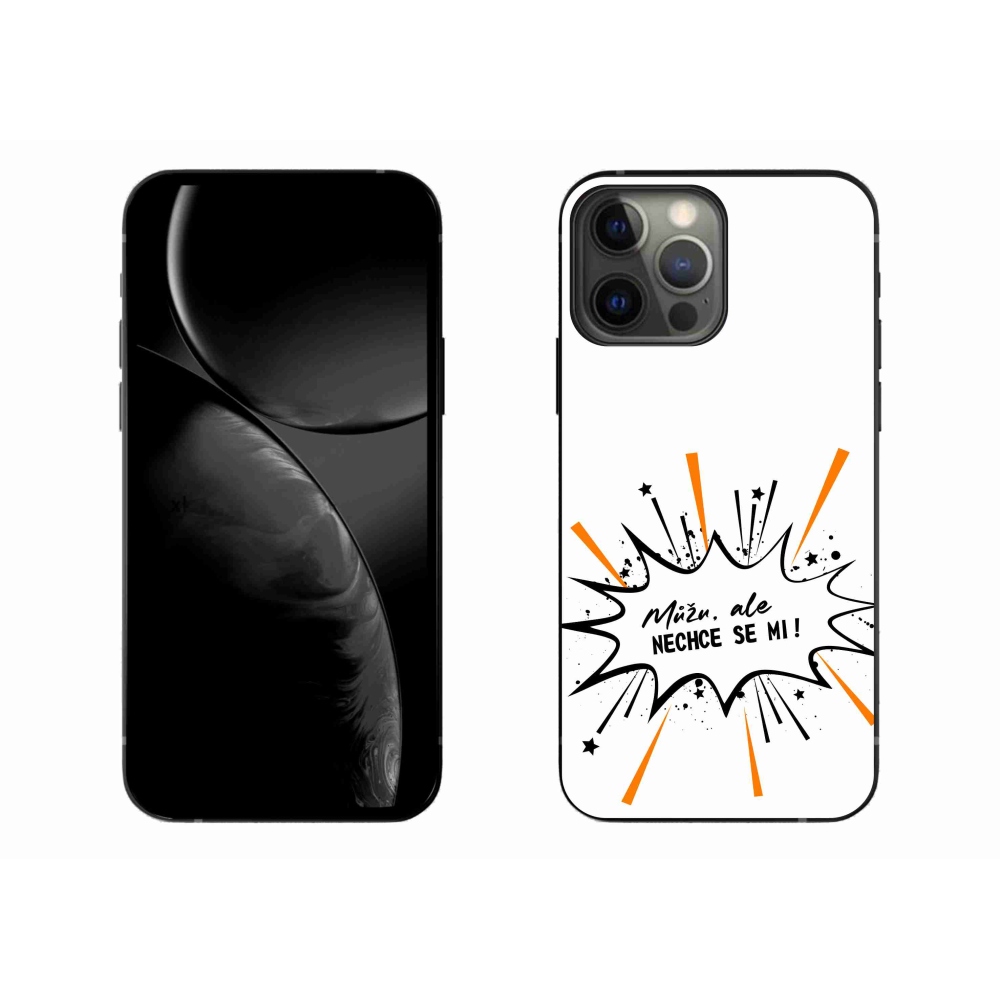 Gelový kryt mmCase na iPhone 13 Pro Max 6.7 - vtipný text 11 bílé pozadí