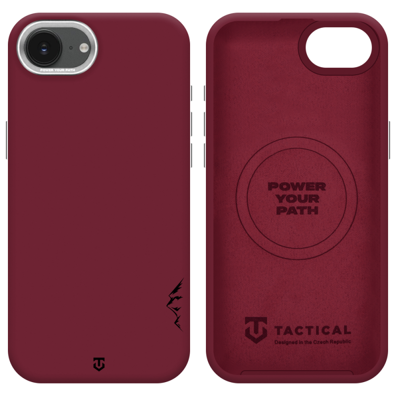 Tactical MagForce Velvet Smoothie 2.0 Kryt pro Apple iPhone 16e/17e Burgundy