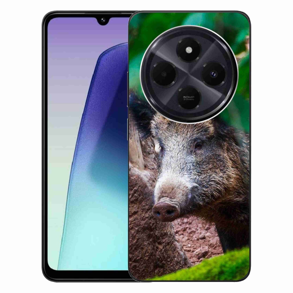 Gelový kryt mmCase na Xiaomi Redmi 14C/Poco C75 - divoké prase