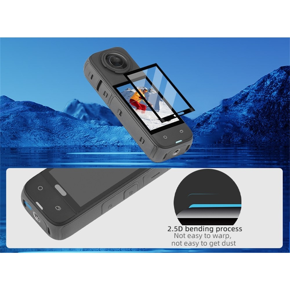 BRDRC sada tvrzených skel na displej pro Insta360 X4 (2 ks)