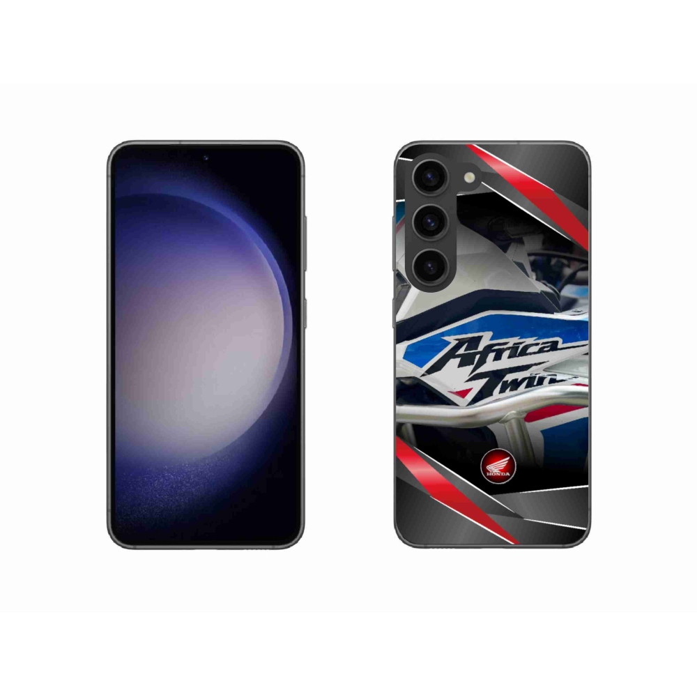 Gelový kryt mmCase na Samsung Galaxy S23 5G - motorka honda