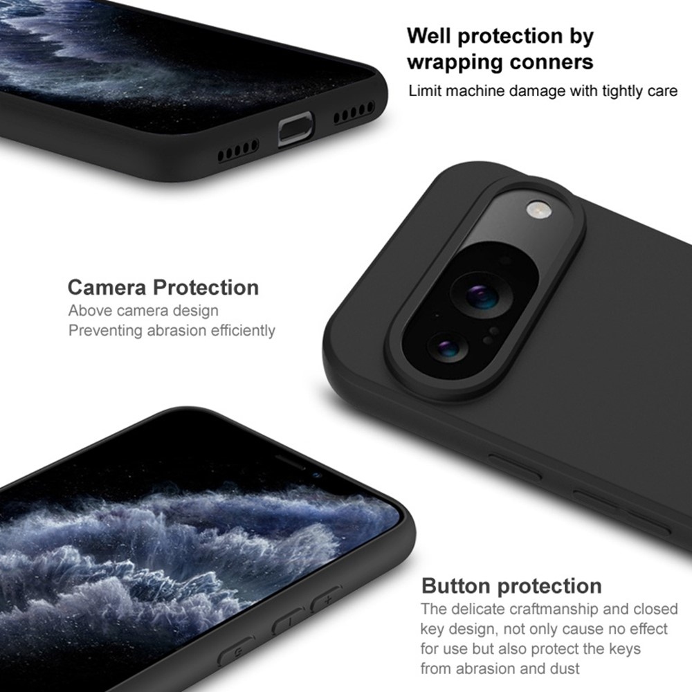IMK gelový obal na Google Pixel 9/9 Pro - černý